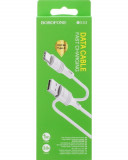 Кабель USB - Type C Borofone BX 43 1.0 m, 3.0A White, коробочка Пластик