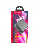 Внешний Аккумулятор Power Bank Hoco J100A 20000 mAh 2*USB 2.0A Black MicroUSB/Type-C LED Индикатор