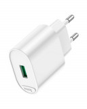 Сетевое Зарядное Устройство 220V- 1*USB выход Hoco C109A 2.1A White QC3.0 Fast Charge