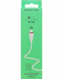 Кабель USB - 8-pin Borofone BX 17 1.0 m, 2.4A White, коробочка Силикон