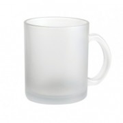 Кружка стеклянная, матовая