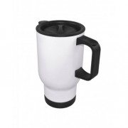 Кружка-термос металлическая, белая