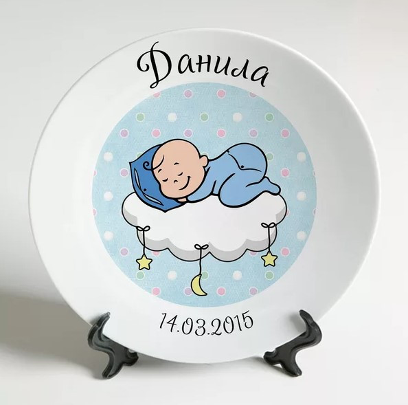 Фото на тарелке